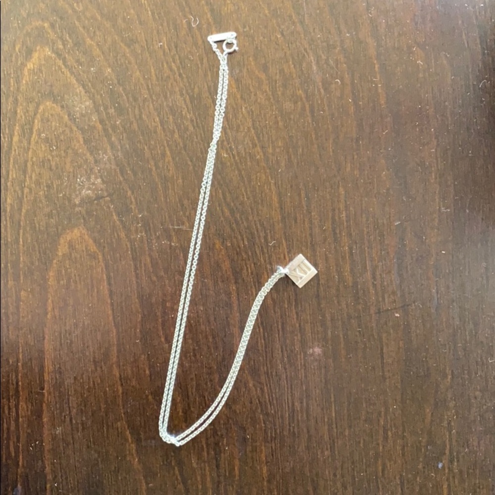 Tiffany & Co. Atlas Cube Necklace